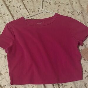 Wild Fable Fuchsia Crop Top